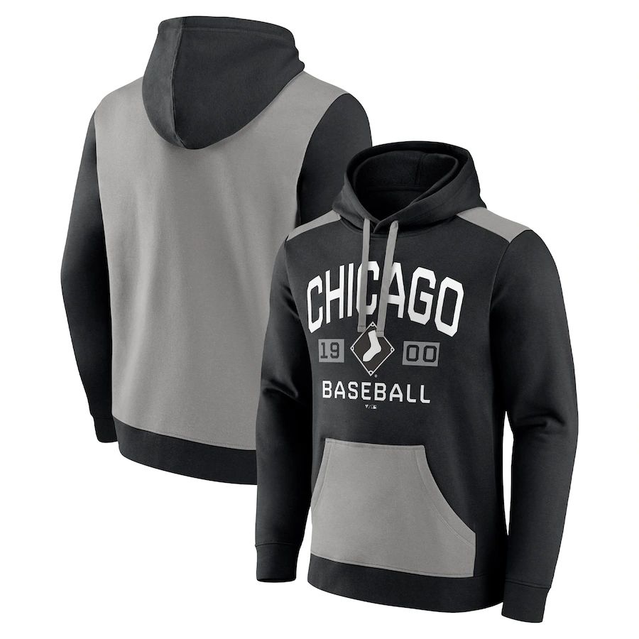 Men 2023 MLB Chicago White Sox black Sweatshirt style 2